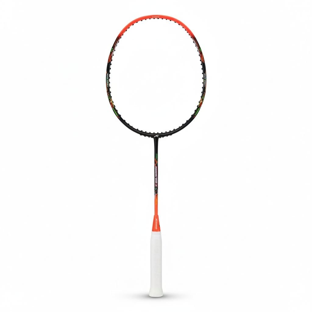 Hundred Powertek 1000 Pro Badminton Racket Black-Orange-Red HBRR-2S033-1