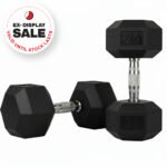 AC Ex Display Hex Rubber Dumbbell Pair