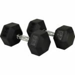 AC Ex Display Hex Rubber Dumbbell Pair view 4