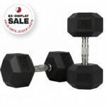 AC Hex Rubber Dumbbell Pair 42.5 Kg HEX-42-5-DUP