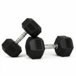 AC Hex Rubber Dumbbell Pair 42.5 Kg HEX-42-5-DUP view 3