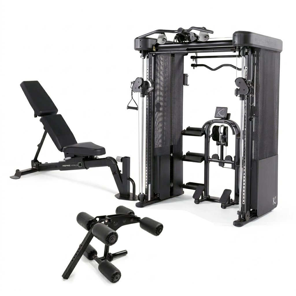 Inspire Fitness FT2 Pro Smith Functional Trainer Bundle INSF71-FL-BUN