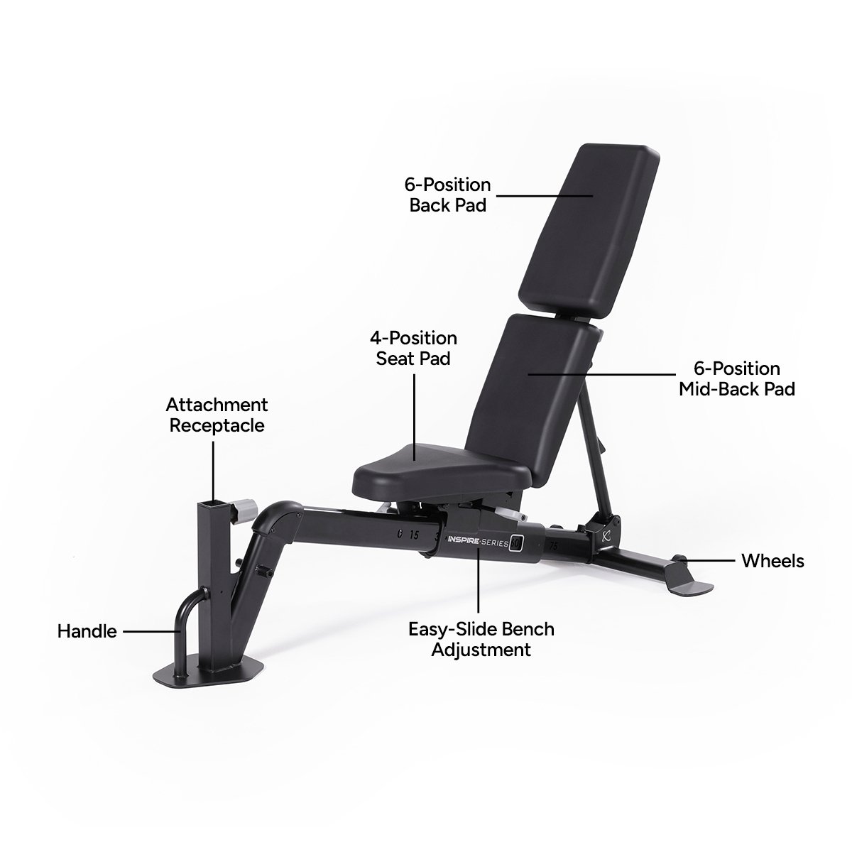 Inspire Fitness FT2 Pro Smith Functional Trainer Bundle INSF71-FL-BUN view 3