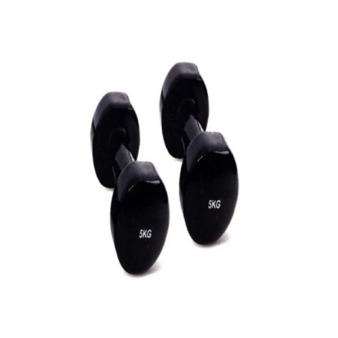 TA Sport Vinyl Dumbbells 5 kg Black IR92005