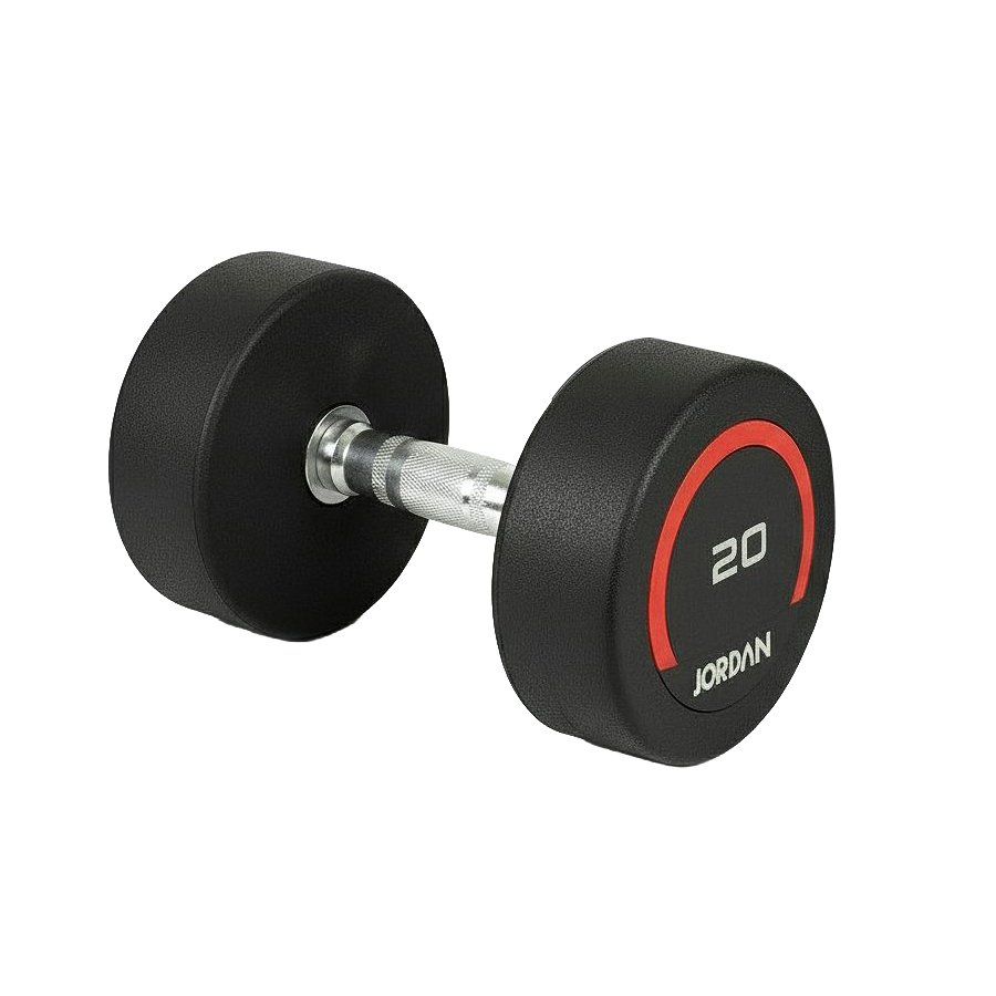 Jordan Ex Display Round Rubber Dumbbell Single Piece view 3