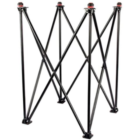 KnightShot Siscaa Foldable Carrom Board Stand Black KS-CB-FOL-STAND