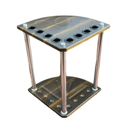Knight Shot Triangle Cue Stand 8Pcs
