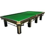 KnightShot Maestro Tournament Snooker Table | 12FT Black & Gold KS-MAES-12FT-BGOLD