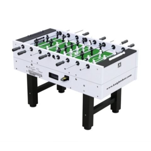 Knight Shot ST179 Commercial Coin-Operated Foosball Table KS-ST179-WHT