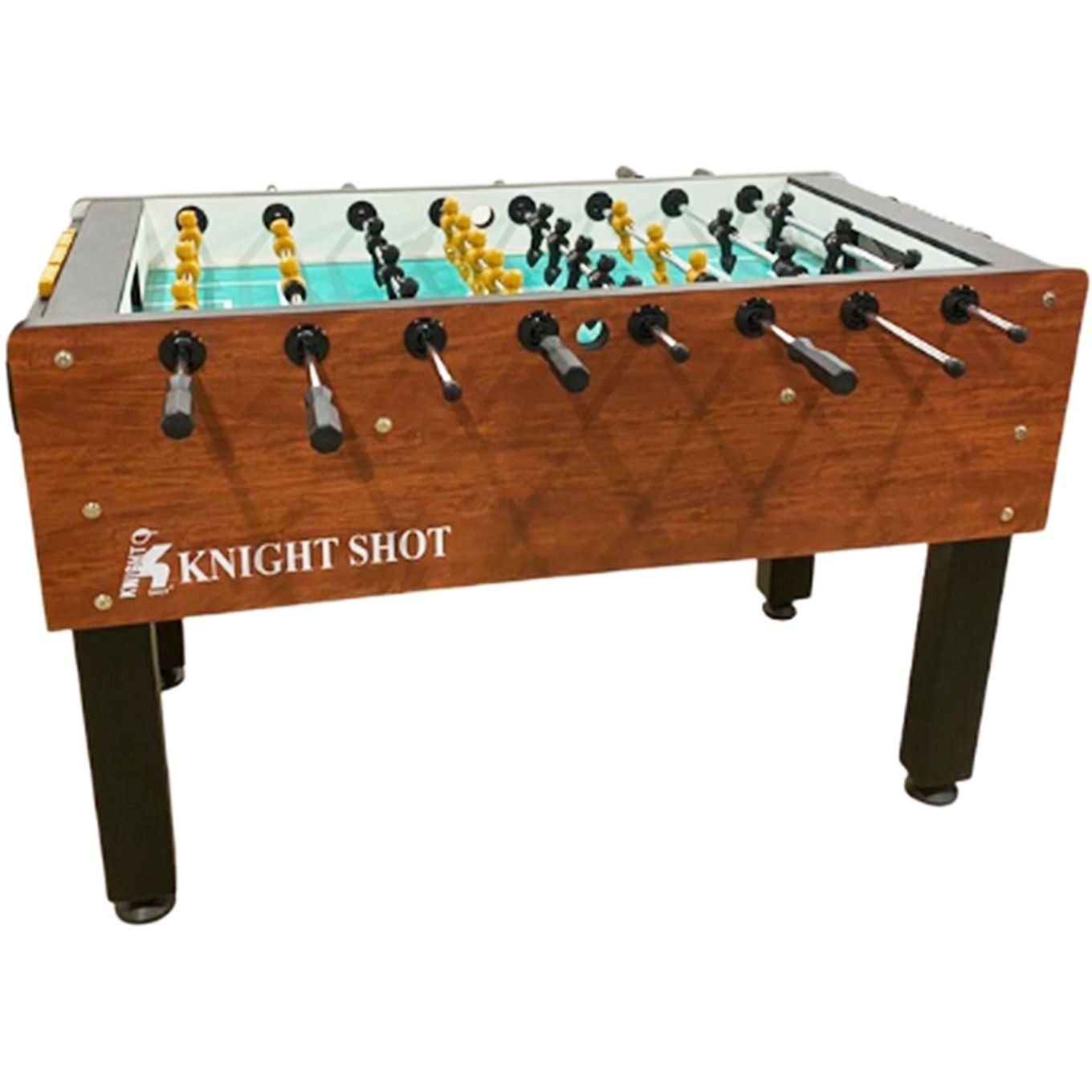 Knight Shot ST950A Foosball Table Semi-Commercial Build with Premium Wood Finish KS-ST950A
