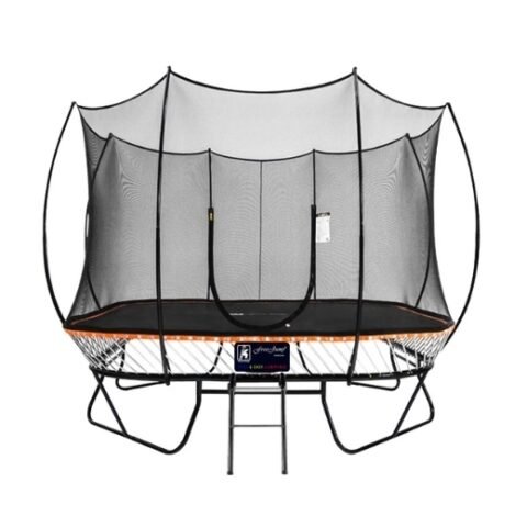 Knight Shot Springless Trampoline with Ladder -Square 11FT