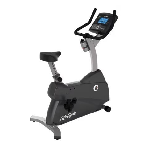 Life Fitness C1 Upright Lifecycle Exercise Bike +Go Console LF-C1-GO