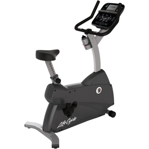 Life Fitness C1 Upright Lifecycle Exercise Bike +Track Console LF-C1-TC