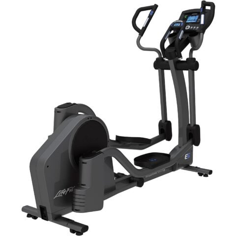 Life Fitness E5 Cross Trainer Base, Titanium-Base+Go Console LF-E5-GO