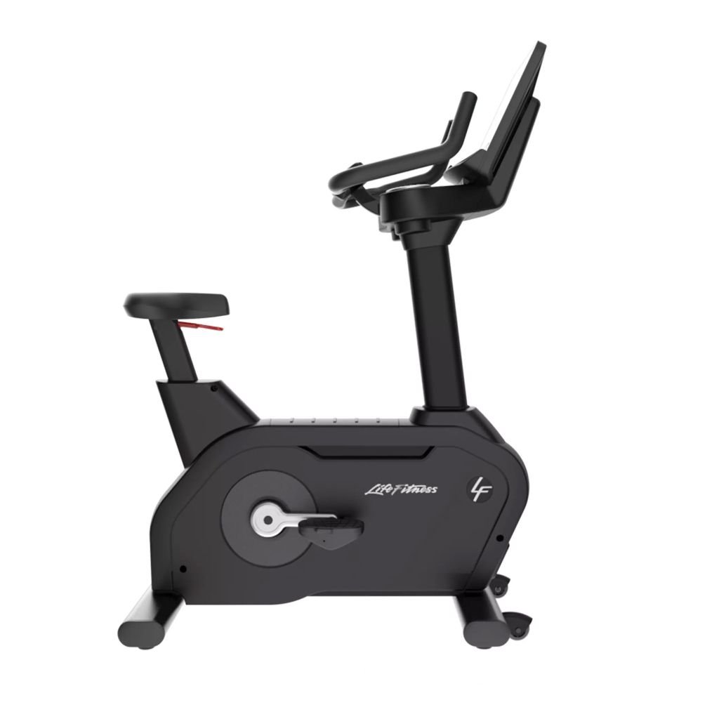 Life Fitness Integrity+ Upright Bike with SE4 Console view 2