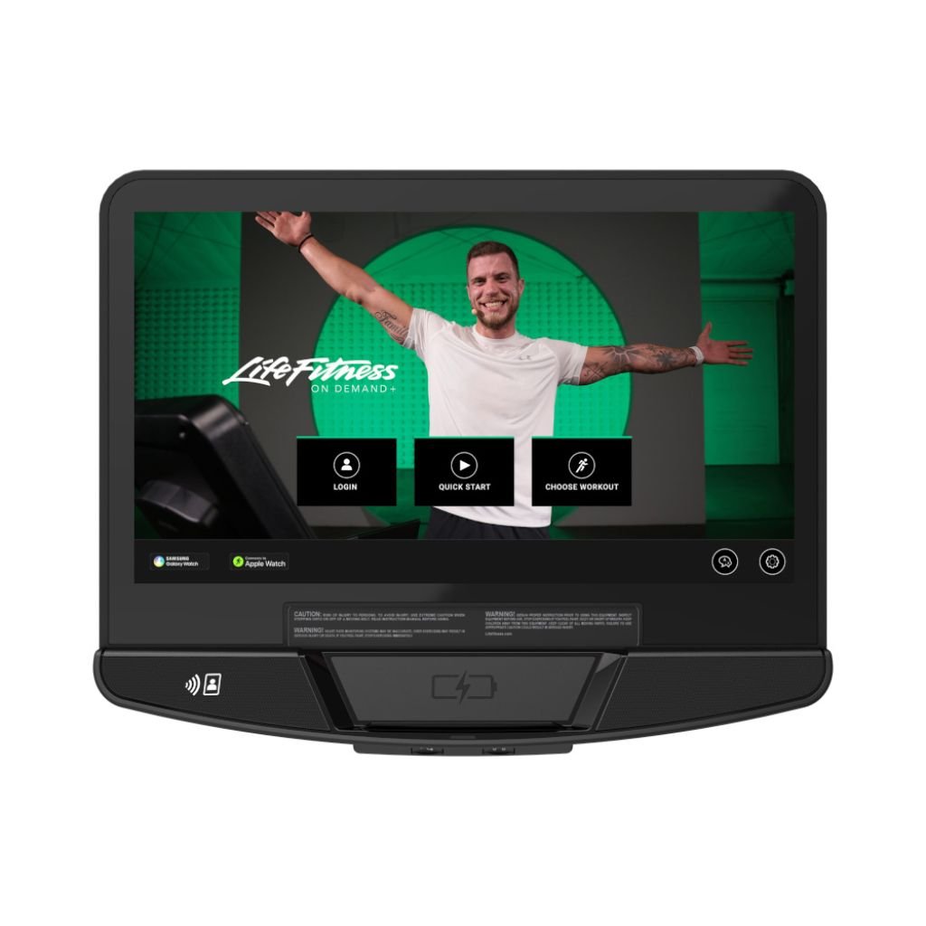 Life Fitness Integrity+ Upright Bike with SE4 Console view 3
