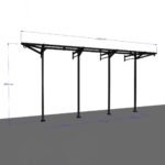 Liftdex Customized Boxing Rig 5.7M 5 Bag Stand (Bags Not Included) LIFT-CB-5