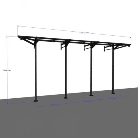 Liftdex Customized Boxing Rig 5.7M 5 Bag Stand (Bags Not Included) LIFT-CB-5