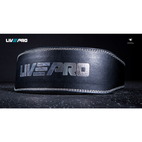 LivePro Weightlifting Belt LP8067 Black