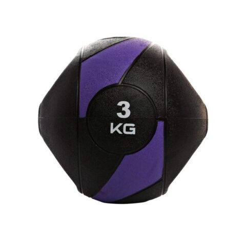 LiveUp Medicine Ball With Grips 1–10 kg LS3007A – Dual Grip Weighted Exercise Ball for Strength, Core & Functional Trainin