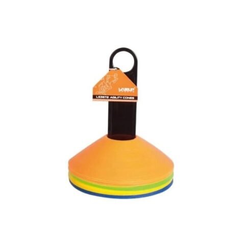 LiveUp Agility Cones Set With Rack LS3672