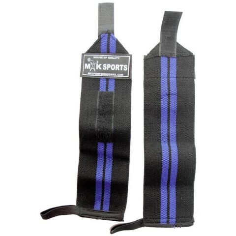 MK Sports Lifting Straps -Black/Blue LSBBL