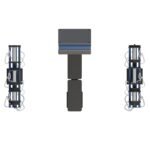 Street Barbell Light Dumbbell and Bench Set Flat & Preacher Weight Training MB-7-33 view 3