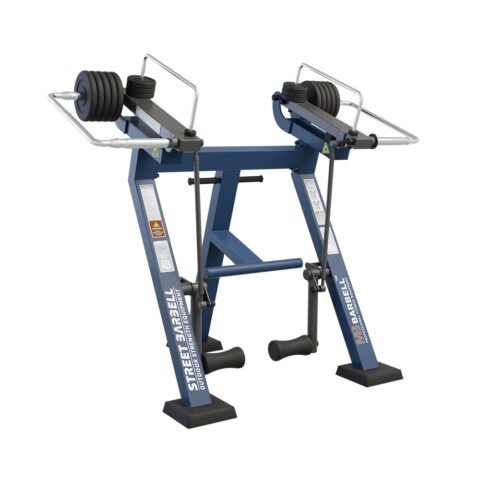Street Barbell Leg Curl Machine Heavy Duty Hamstring & Calf Trainer MB-7-43