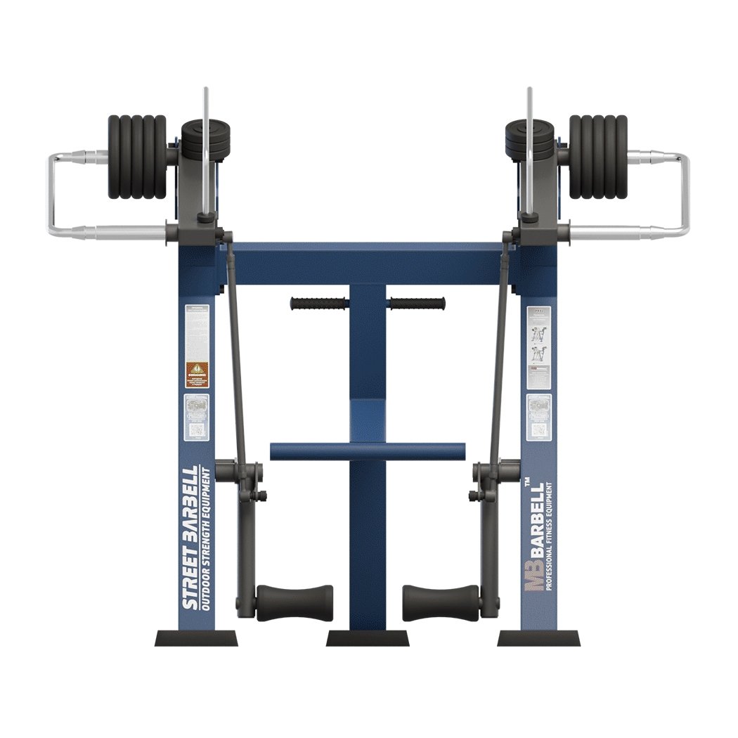 Street Barbell Leg Curl Machine Heavy Duty Hamstring & Calf Trainer MB-7-43 view 2