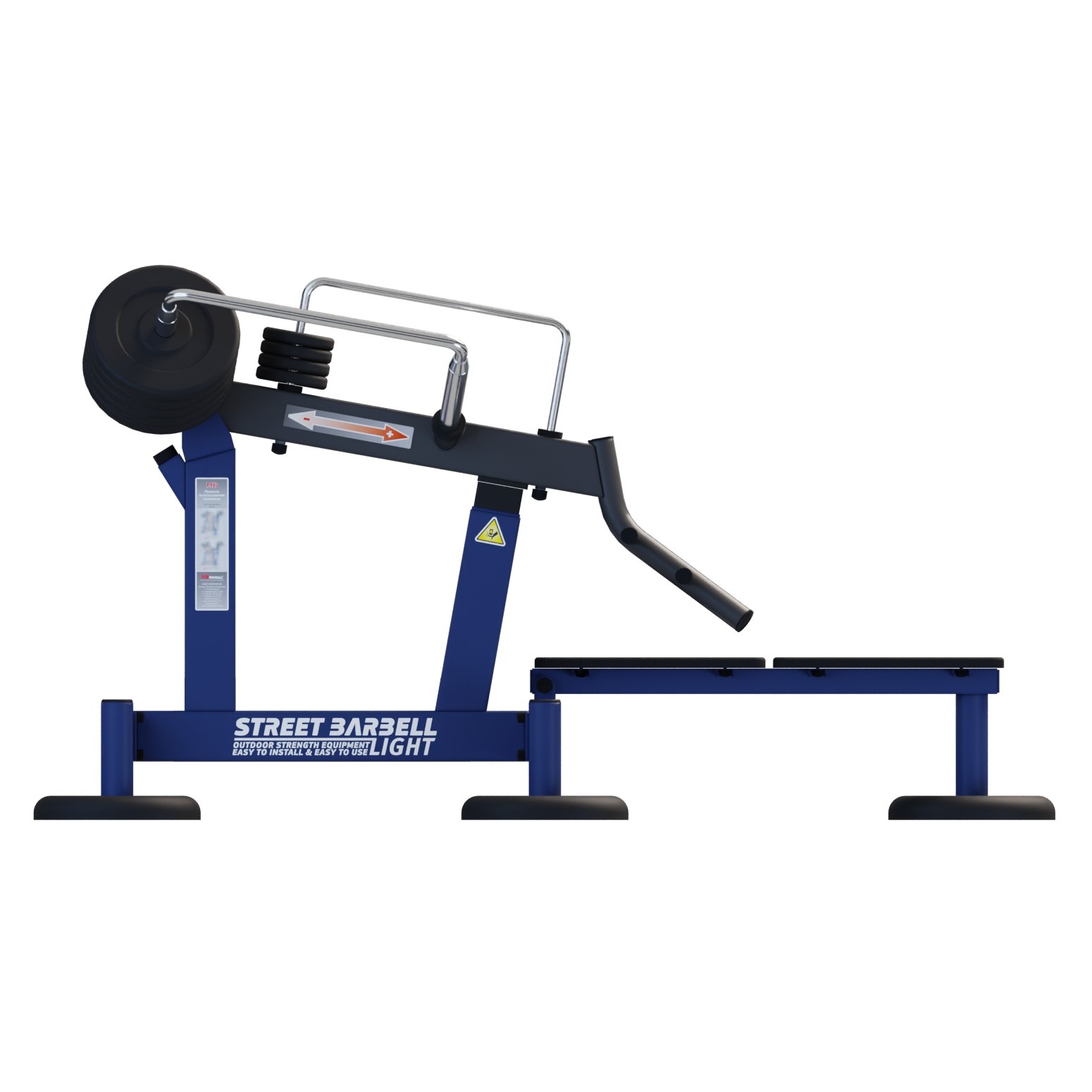 Street Barbell Bench Press Machine Chest & Upper Body Strength Training MB-7-64 view 2