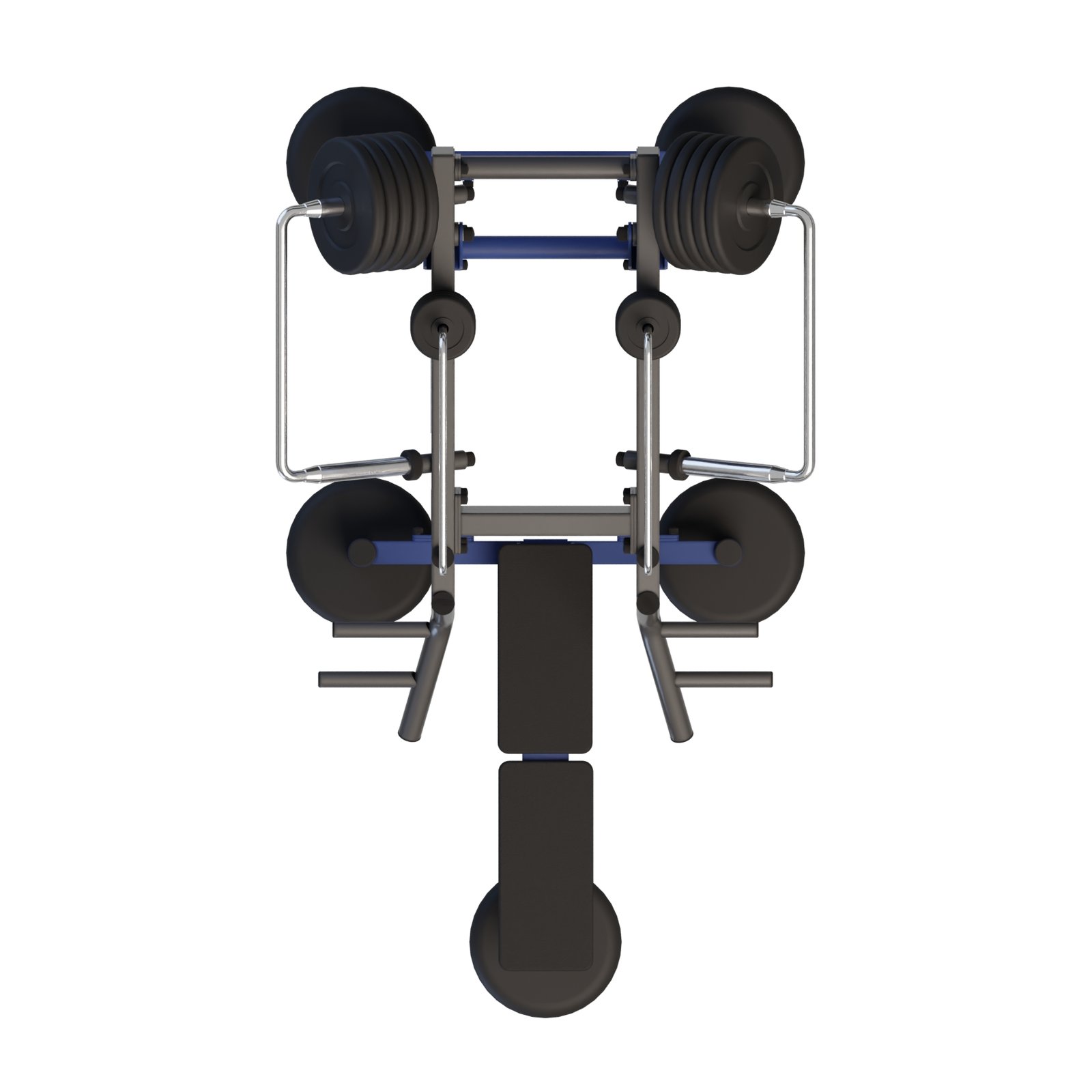Street Barbell Bench Press Machine Chest & Upper Body Strength Training MB-7-64 view 4