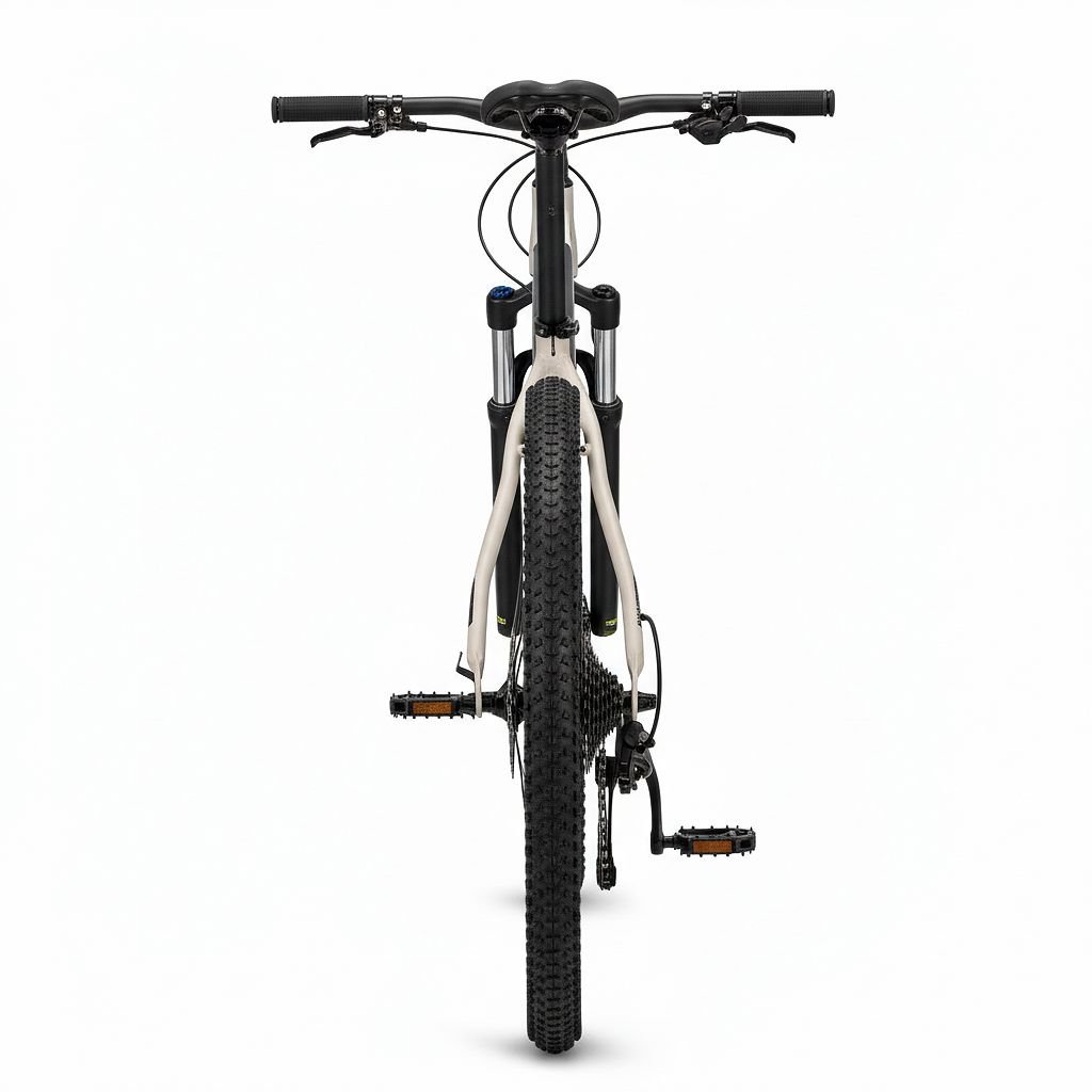 Coluer Pragma 29 Deore 12 (Judy Air) Mountain Bike Matte Silver 29″ Aluminium Frame view 4