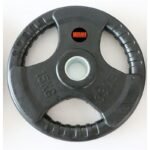 Murano Olympic Rubber Weight Plate Black