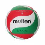 Molten PU Leather Laminated White Volleyball Red/Green Size 5 MLT-V5M4500