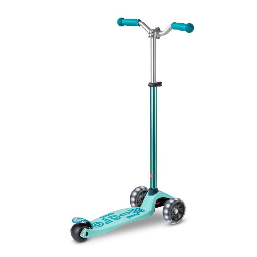 Micro Maxi Deluxe Pro LED Kick Scooter Vibrant Blue MMD042 view 2