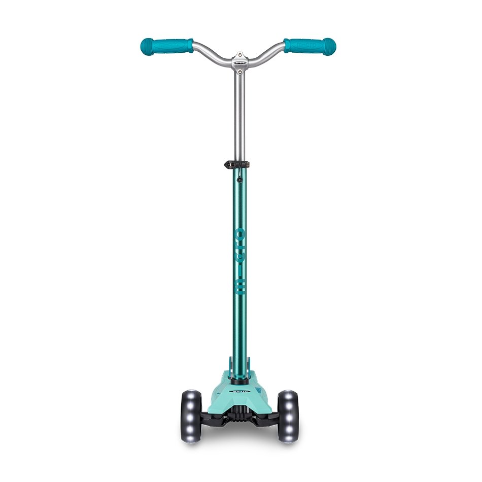 Micro Maxi Deluxe Pro LED Kick Scooter Vibrant Blue MMD042 view 3