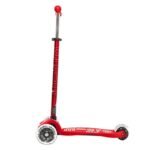 Micro Maxi Deluxe LED Scooter Red MMD068 view 3