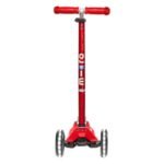 Micro Maxi Deluxe LED Scooter Red MMD068 view 4