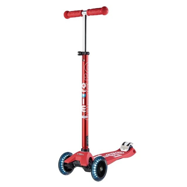 Micro Maxi Deluxe LED Scooter Red MMD068