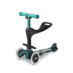 Micro Mini 3-in-1 Deluxe Eco LED Scooter with Light-Up Wheels Green MMD167