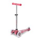 Micro Mini Deluxe Fairy Glitter LED 3-Wheel Scooter Pink MMD208