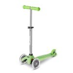 Micro Mini Deluxe Glow LED Scooter Lemon Green MMD216 view 4