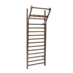 Nohrd Walnut Solid Wood WallBars Premium Walnut Swedish Fitness Ladder 14 Bars NHR-WAL-14