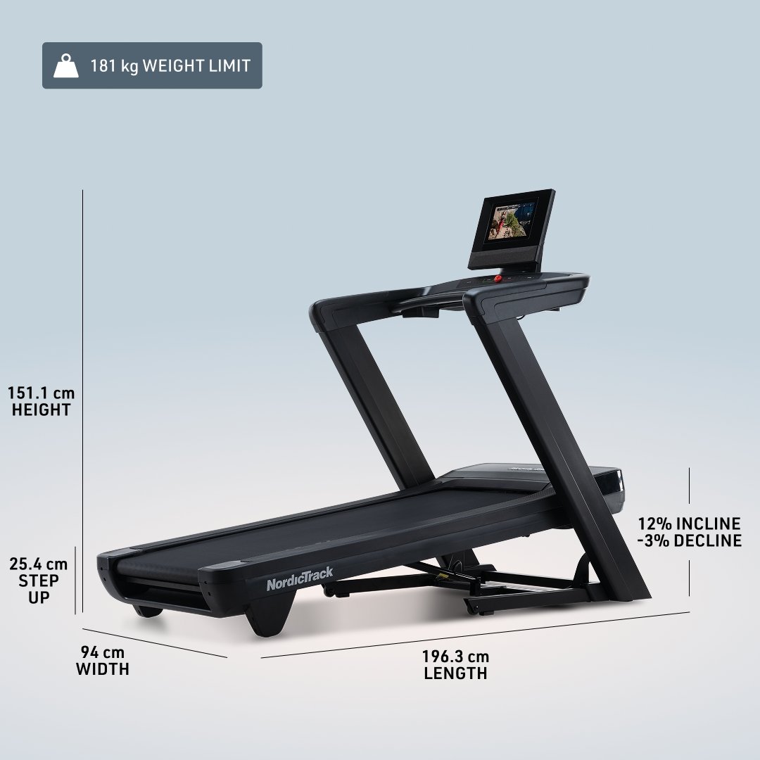 NordicTrack 1250 Foldable Home Running Treadmill NTL14125-INT view 3