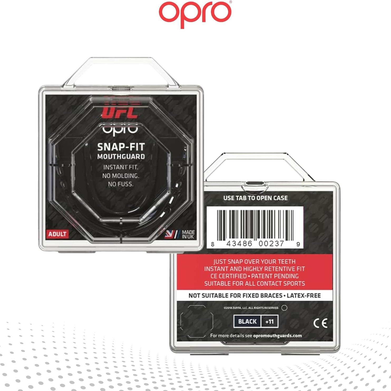 OPRO UFC Snap-Fit MMA Mouth Guard view 2