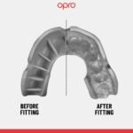 OPRO Self-Fit Silver-Level GEN5 Mouth Guard White/Black OP102502005 view 3