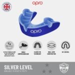 OPRO Self-Fit Silver-Level GEN5 Mouth Guard White/Black OP102502005 view 4