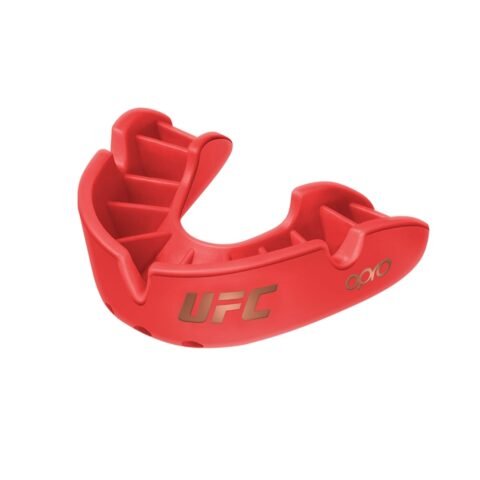OPRO Kids Self-Fit UFC Bronze Level MMA Mouth Guard Bronze Red OP102513002