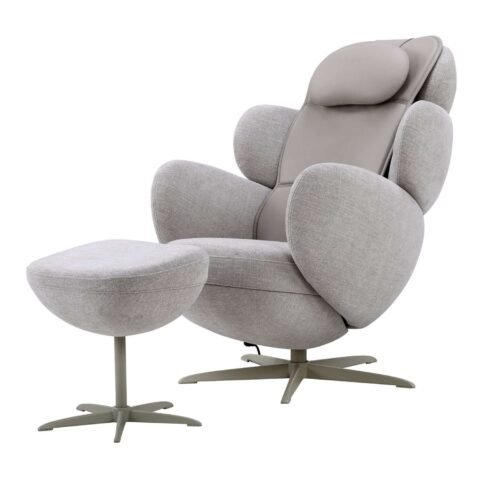 Nourest Orion Pro Full Body Massage Recliner Chair with Ottoman