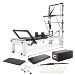 Align-Pilates C8-S Pro Pilates Reformer with Half Cadillac PAPC8SHALFCA